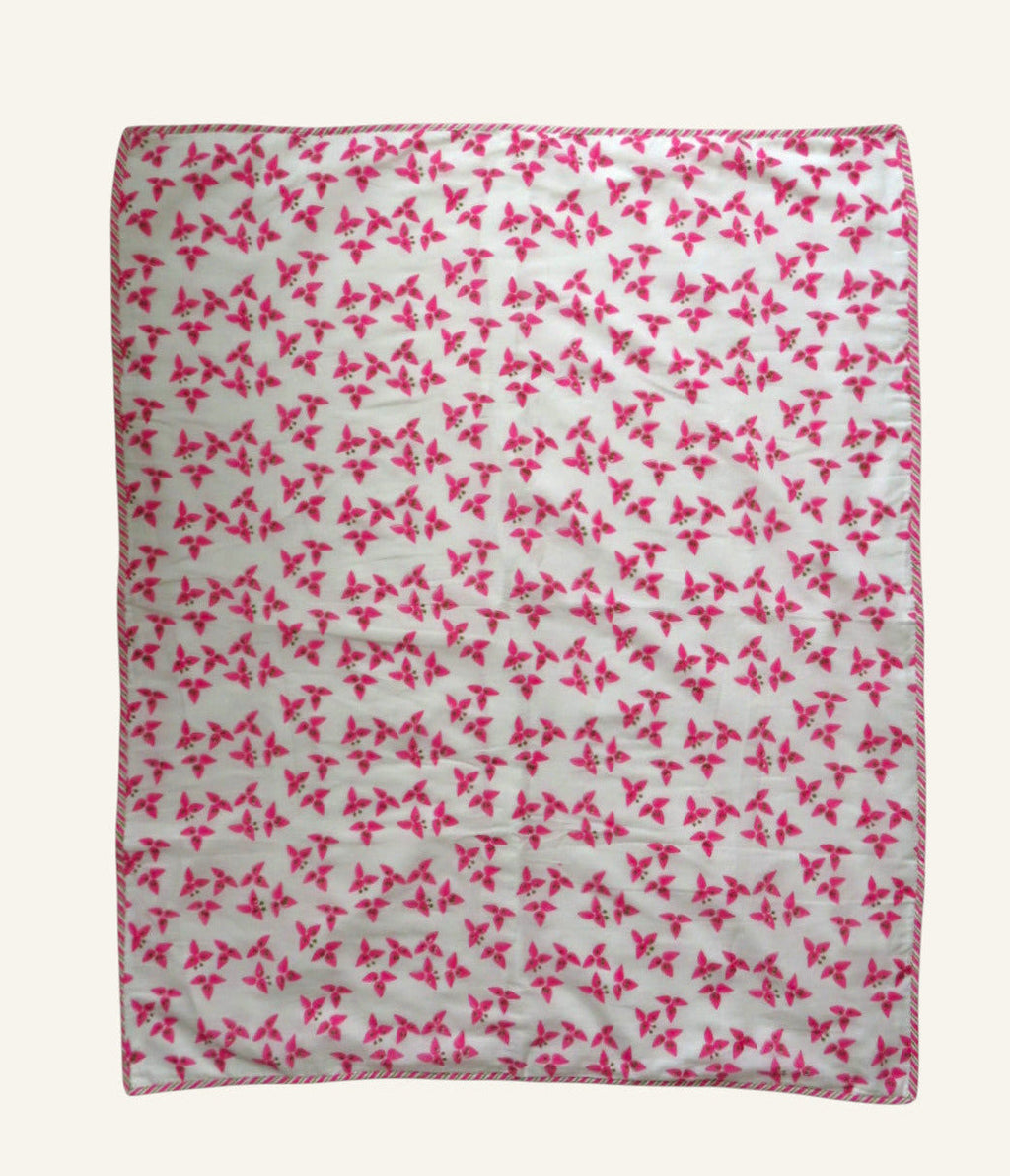 Bougainvillea Printed Blanket
