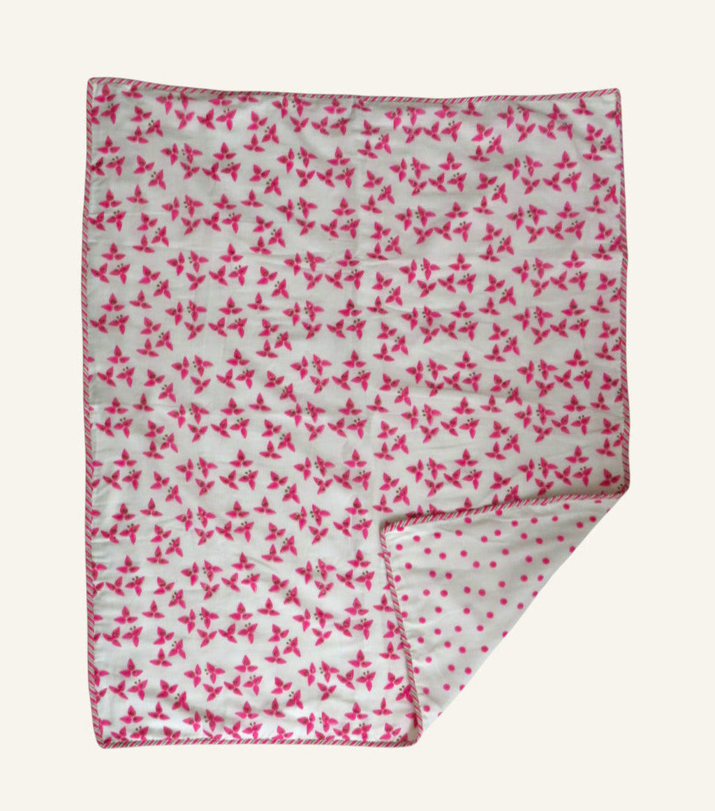 Bougainvillea Printed Blanket