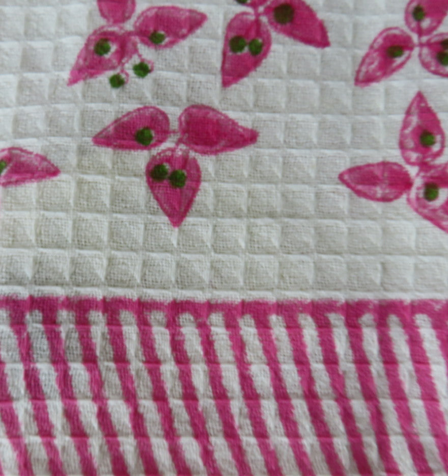 Bougainvillea Printed Bath Towel