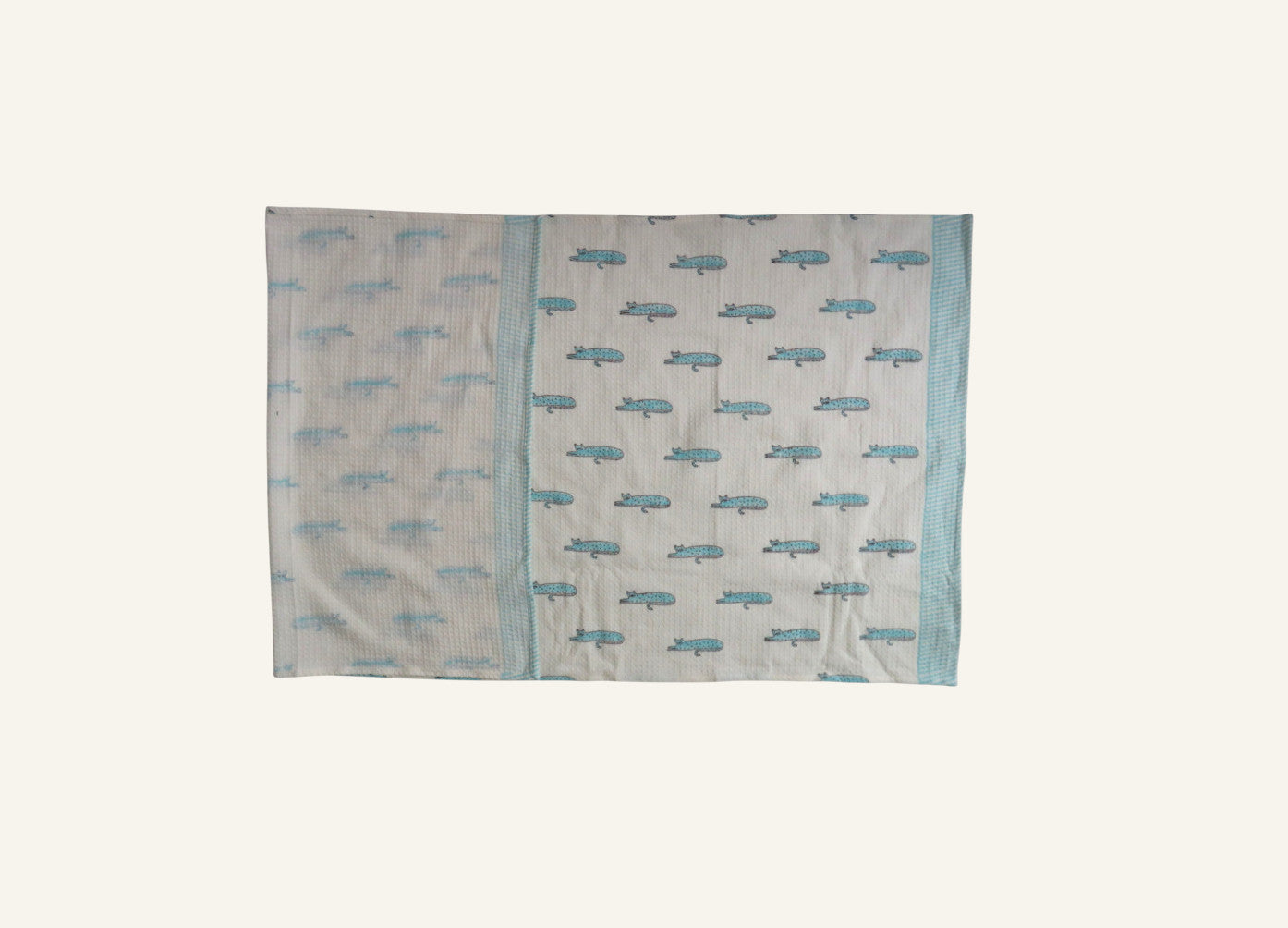 Cat Printed Bath Towel