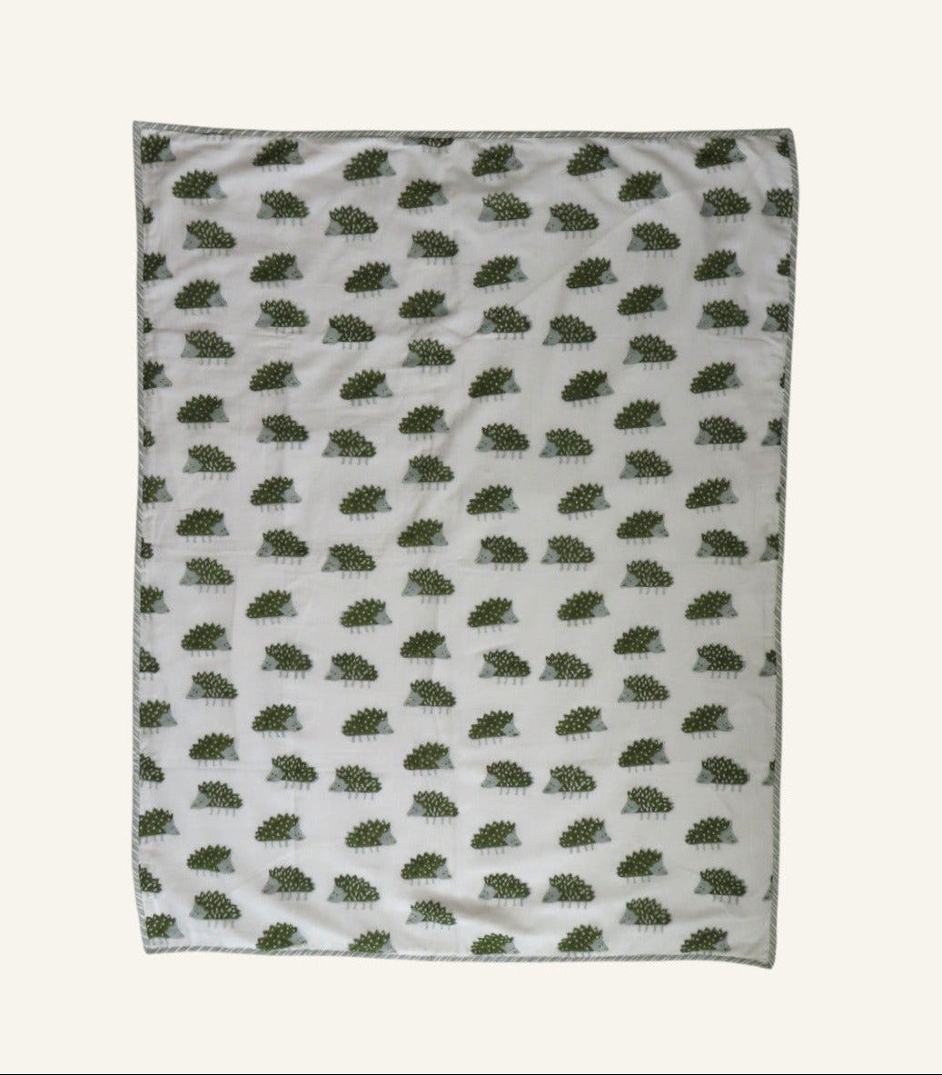 Hedgehogs Printed Blanket