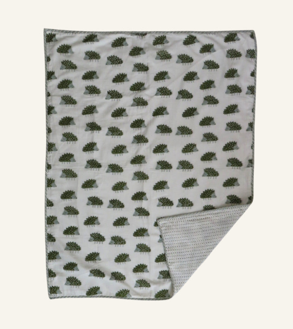 Hedgehogs Printed Blanket