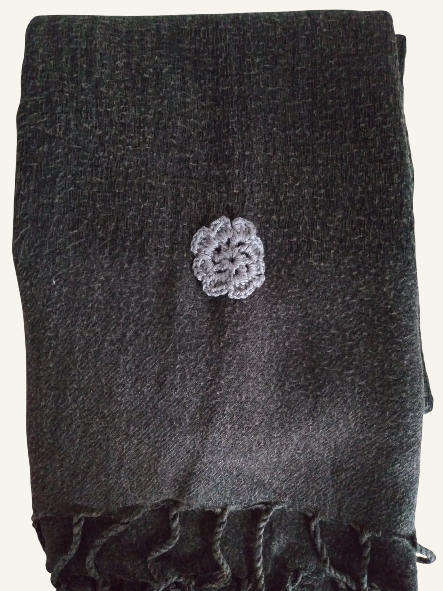 Stoned Flower Bamboo Scarf