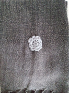 Stoned Flower Bamboo Scarf