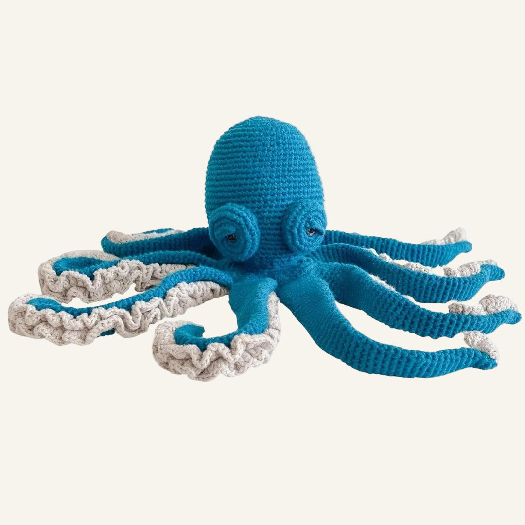 Crocheted Stuffed Octopus